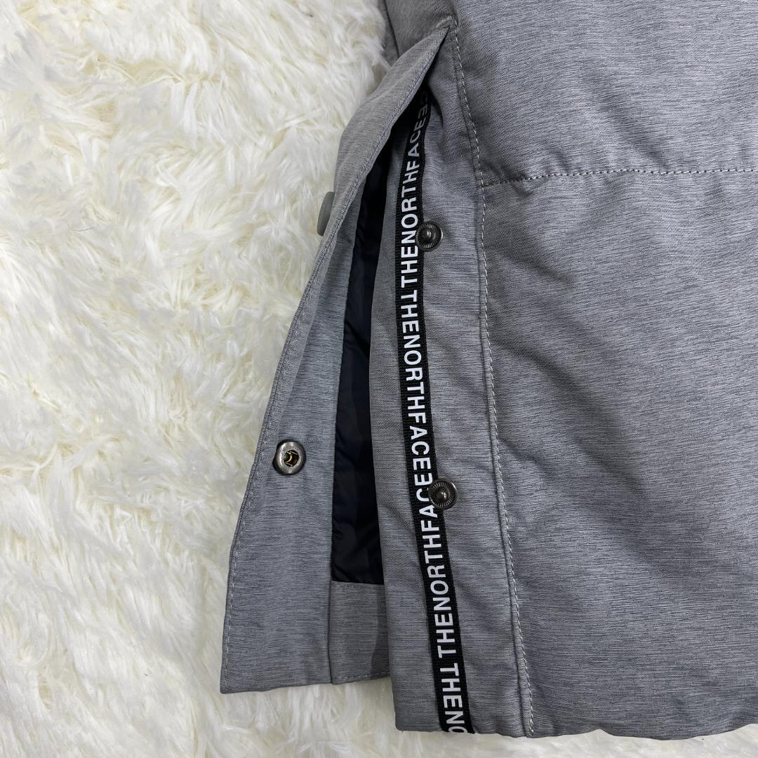 《美品》ザノースフェイス ロングダウンコート レディース グレー XL