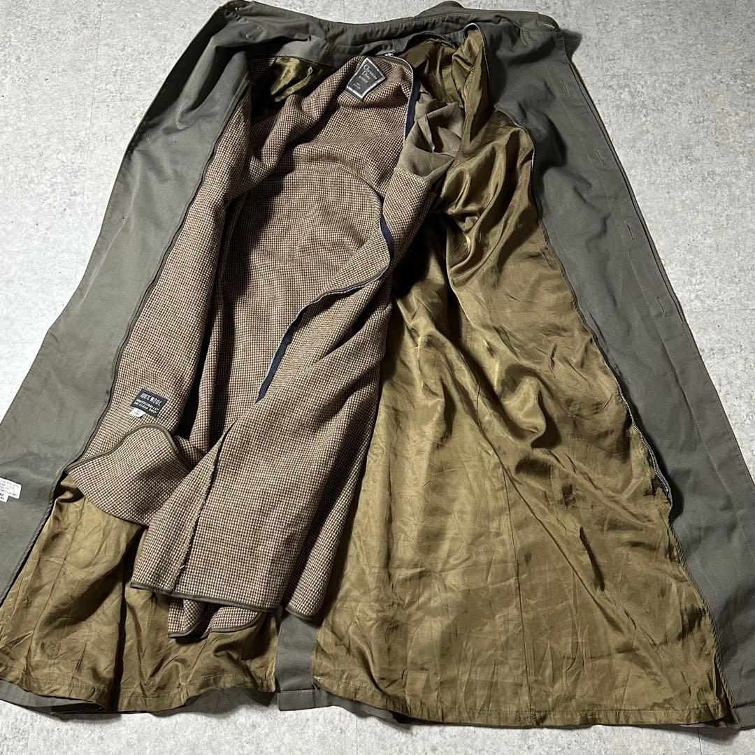 Monsieur Dior トレンチ ステンカラーコート オリーブ 42LONG