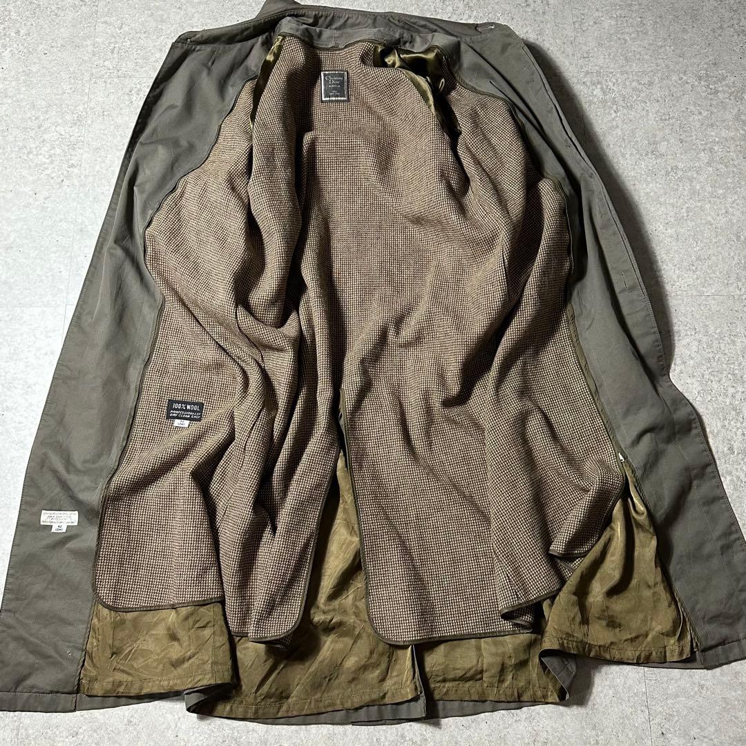 Monsieur Dior トレンチ ステンカラーコート オリーブ 42LONG