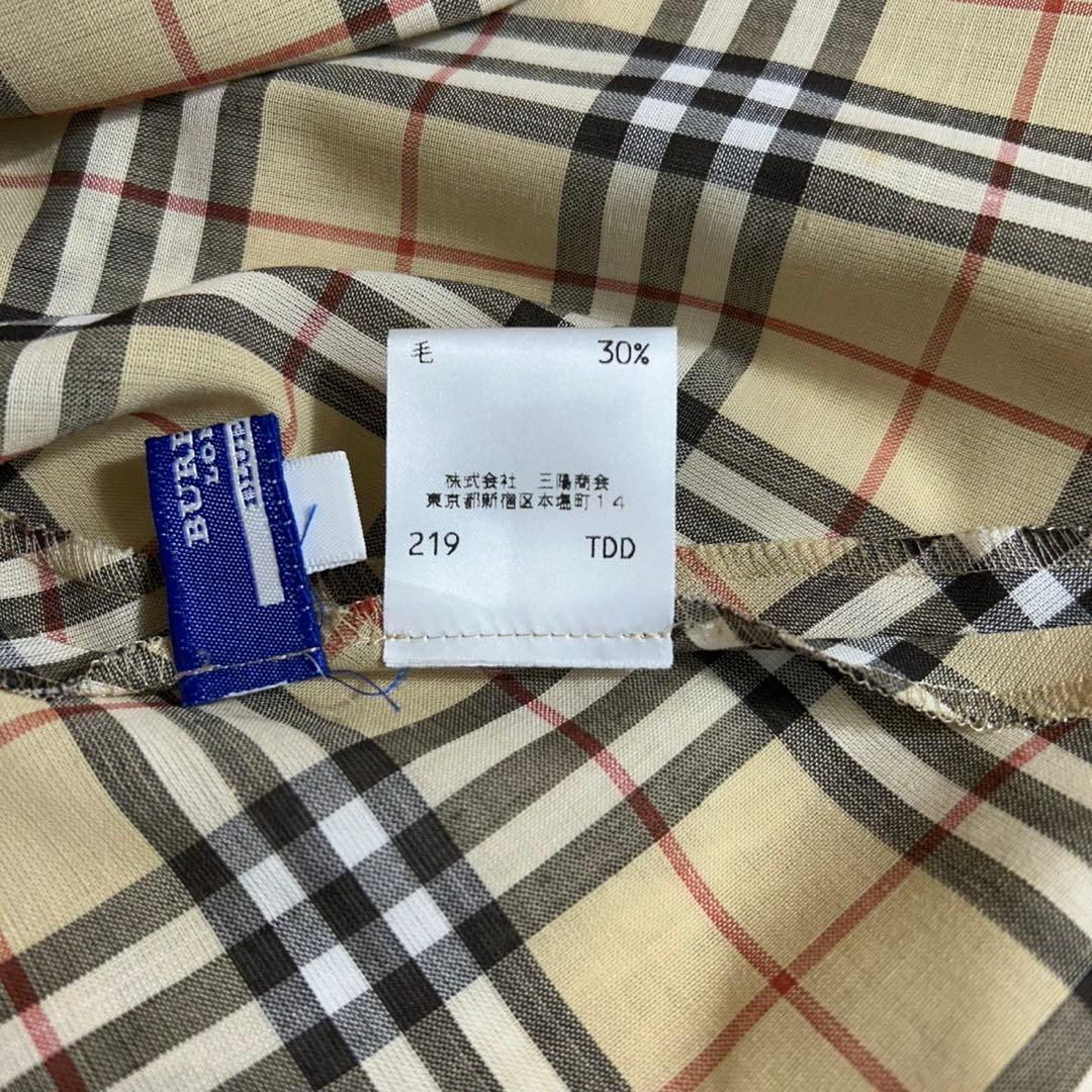 美品✨《バーバリーブルーレーベル》 ノバチェック巻きスカート 36 ペチコート