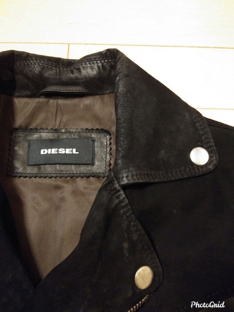 まるおDIESEL ディーゼル レザー ライダース ジャケット