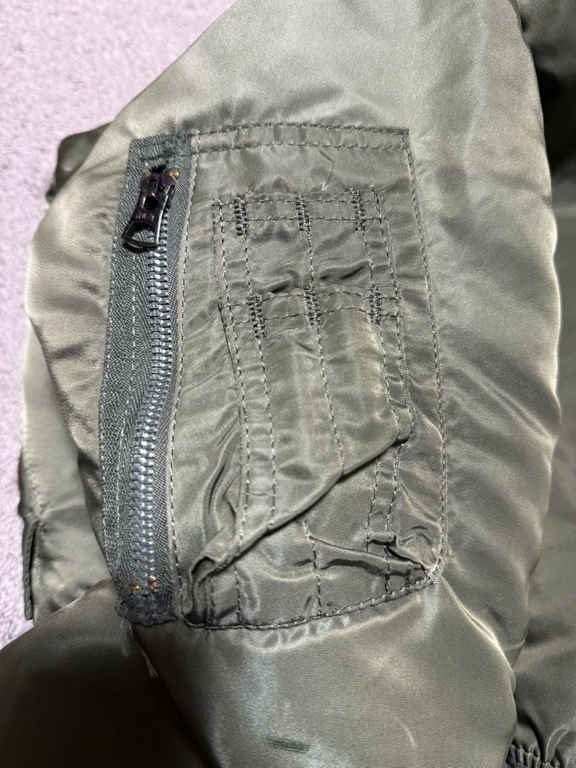 80s旧タグALPHA MA-1フライトジャケットUSA製 ヴィンテージ