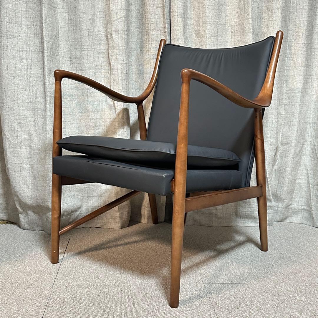 No.45 イージーチェア ブラック フィン・ユール リプロダクト