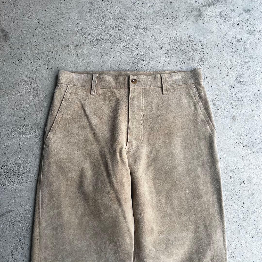 コムデギャルソンオム 田中オム ad2000 レザーパンツ スエード 牛革