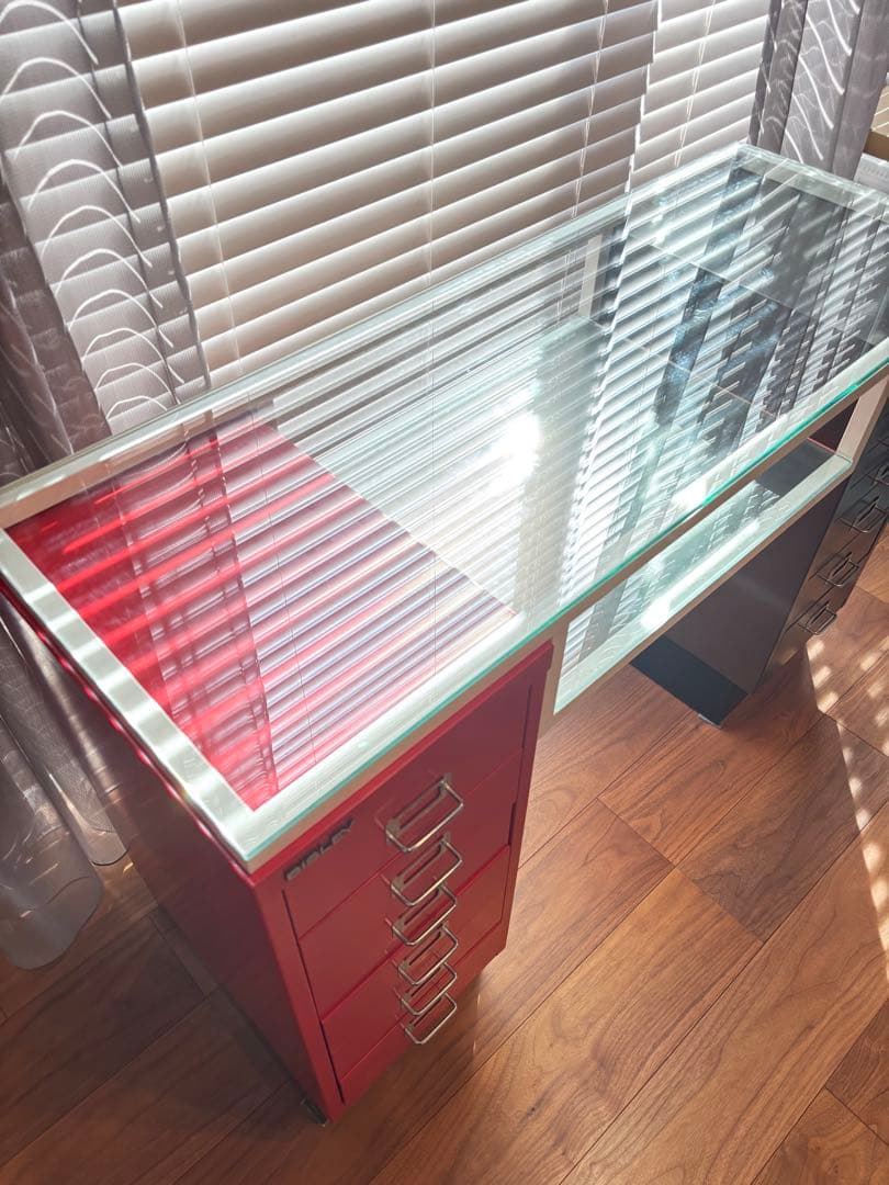 BISLEY ガラス天板・天板フレーム