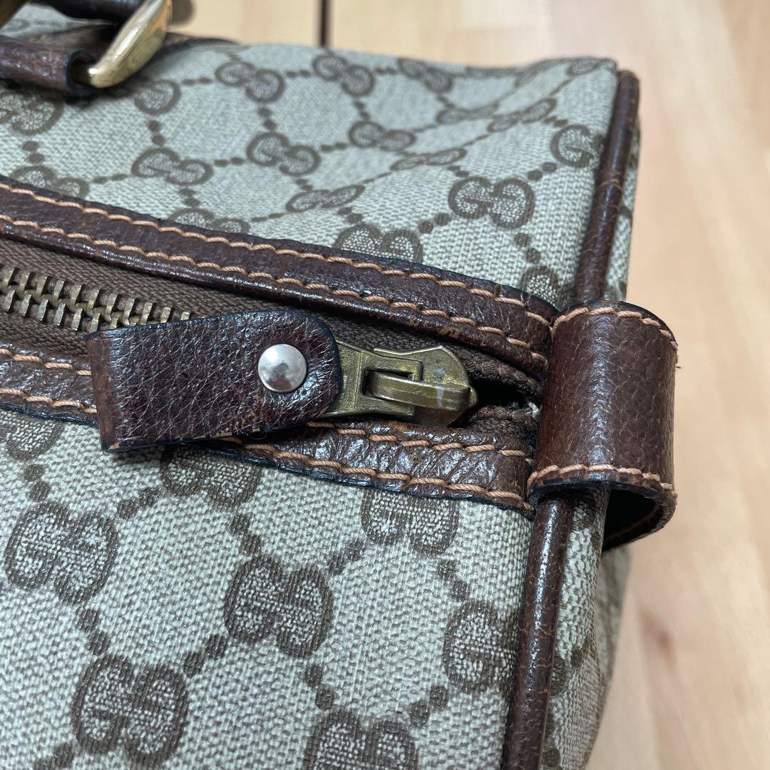 GUCCI グッチ GGキャンバス ボストンバッグ