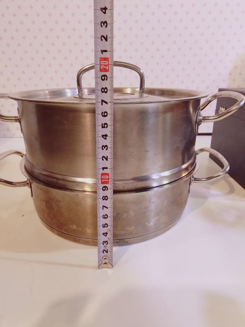 Fissler フィスラー 両手鍋 蒸し器 スチーマー約24cm