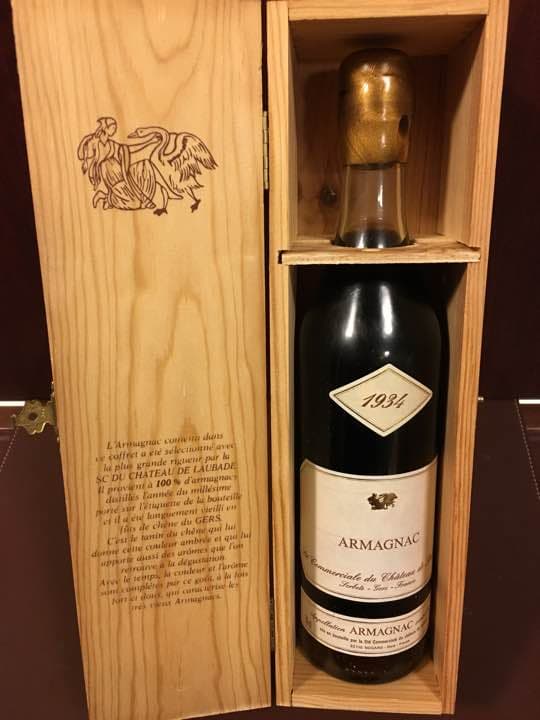 ヴィンテージ・ブランデー！シャトーロバート 1934