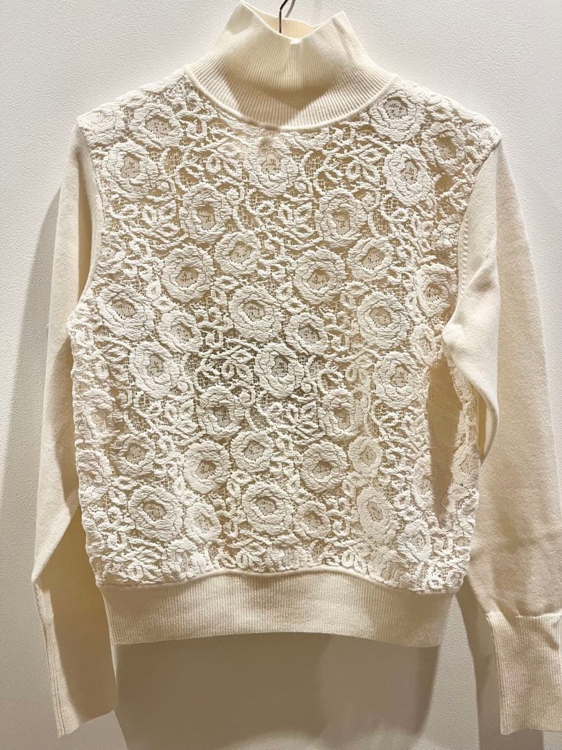 クロエ　Chloe フロントレース　ニット