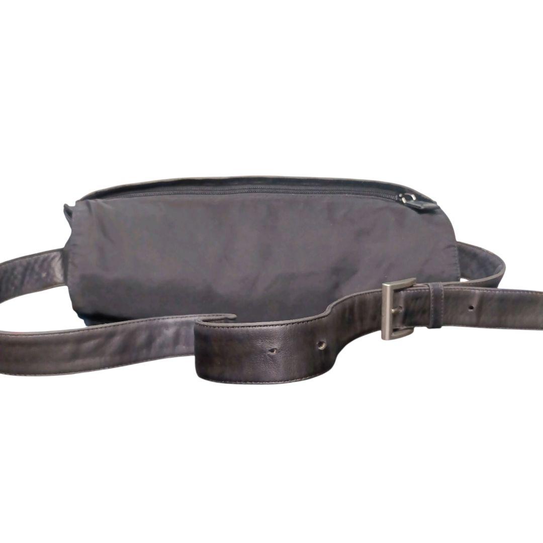 ✨PRADA 三角ロゴ テスートナイロン レザー切替 フラップ ショルダーバッグ