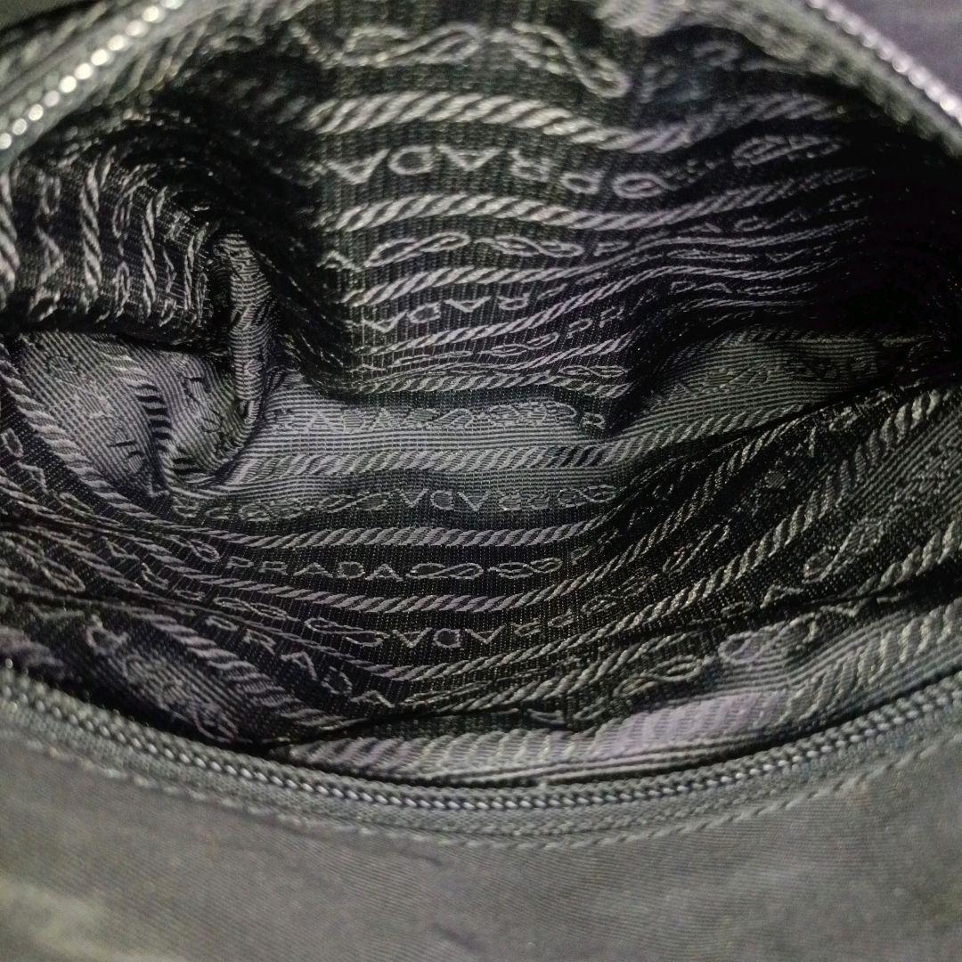 ✨PRADA 三角ロゴ テスートナイロン レザー切替 フラップ ショルダーバッグ