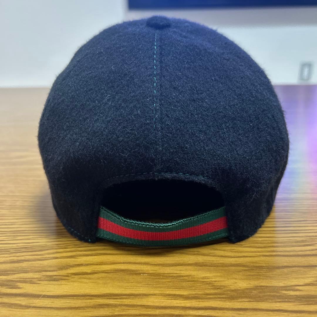 【美品】GUCCI キャップ 59cm 巾着付き