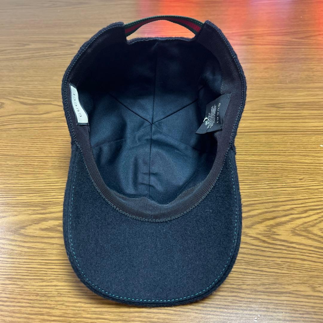 【美品】GUCCI キャップ 59cm 巾着付き