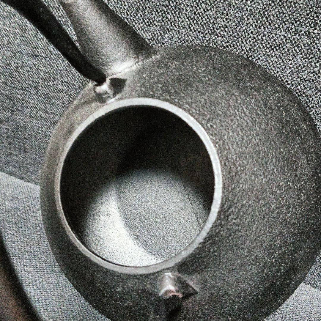 南部鉄器　鉄瓶　小笠原陸兆　小笠原鋳造所　末広　未使用品