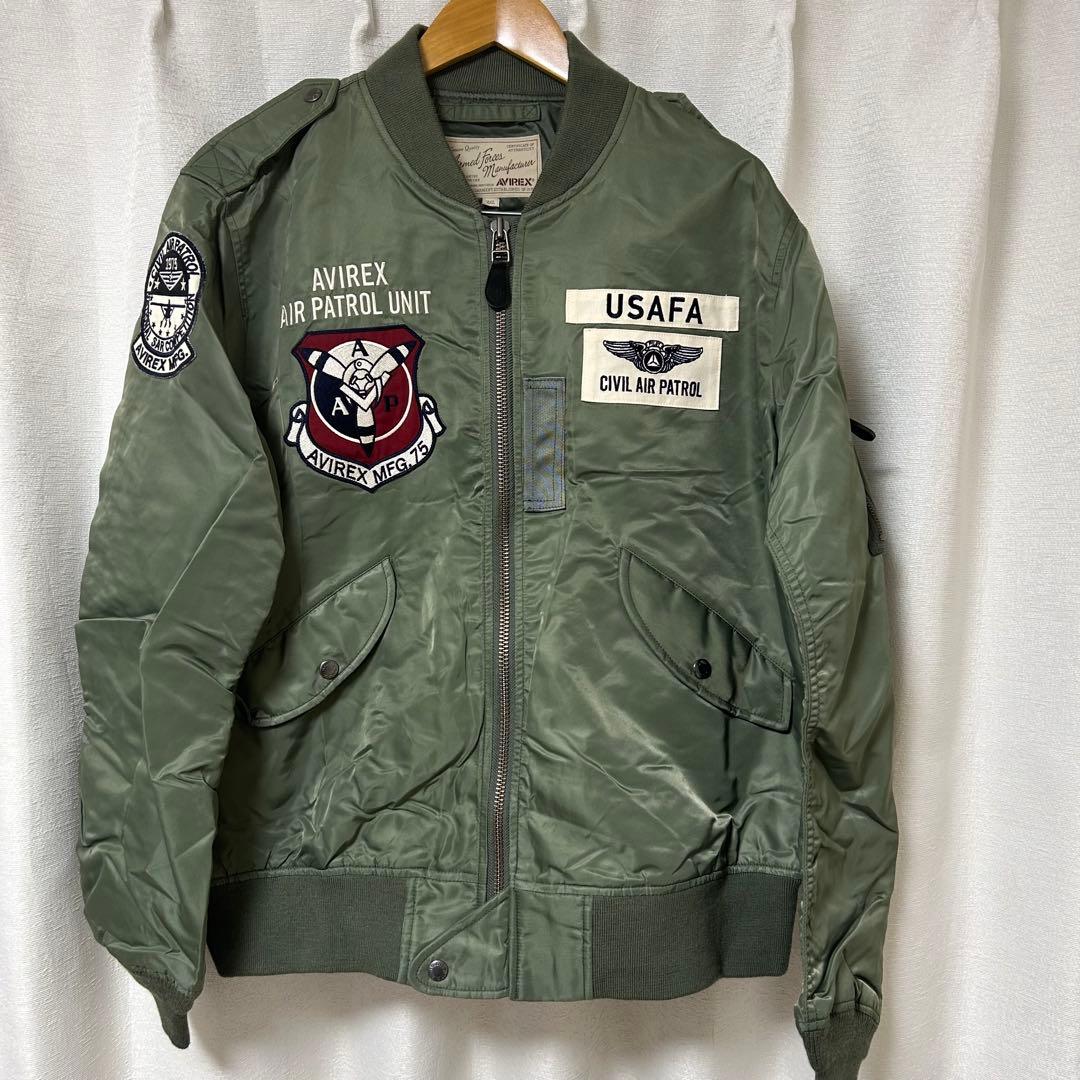 AVIREX L-2 フライトジャケット　ミリタリージャケット　XXL