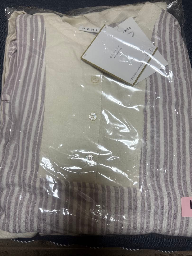 UCHINO ストライプ パジャマセット上下レディース