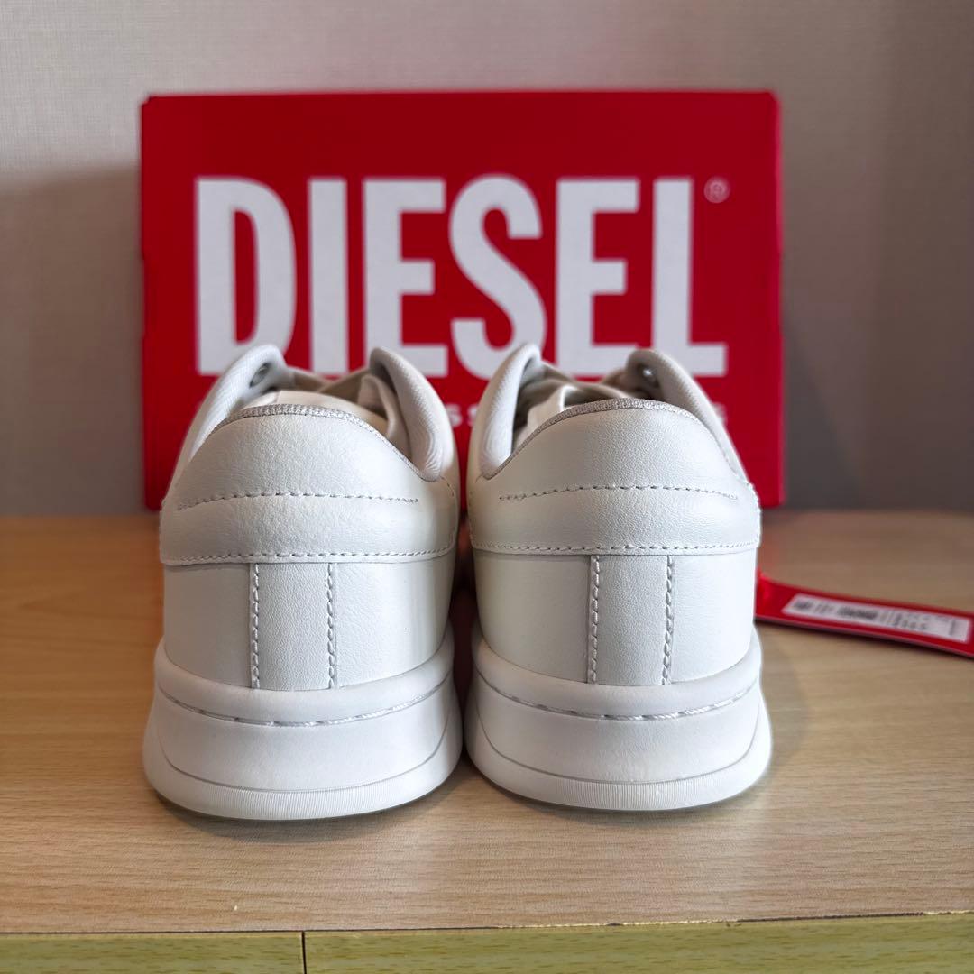 【新品未使用】DIESEL S-ATHENE LOW W 本革 ホワイト