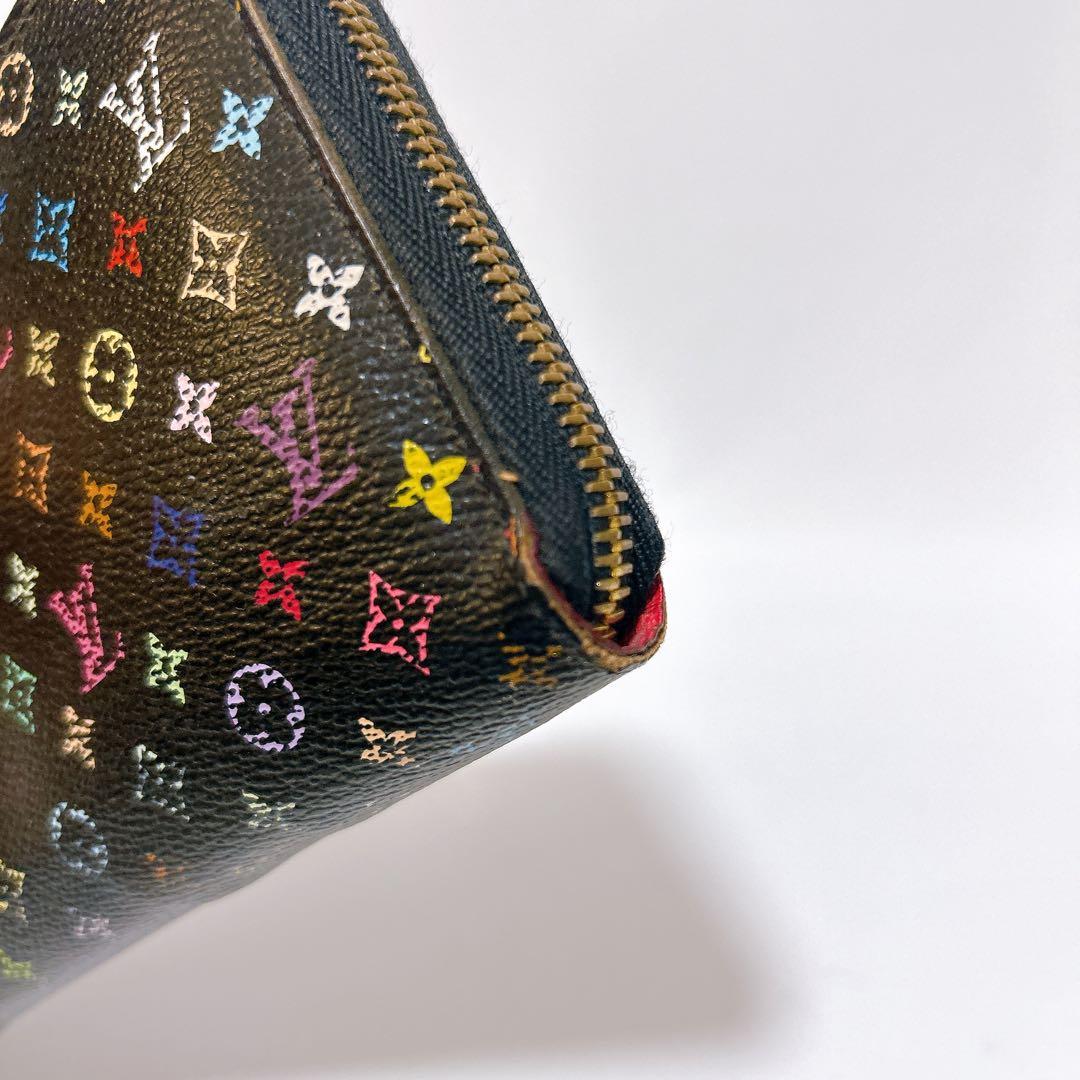 ルイヴィトン　長財布　ジッピーウォレット　ラウンドファスナー　マルチカラー