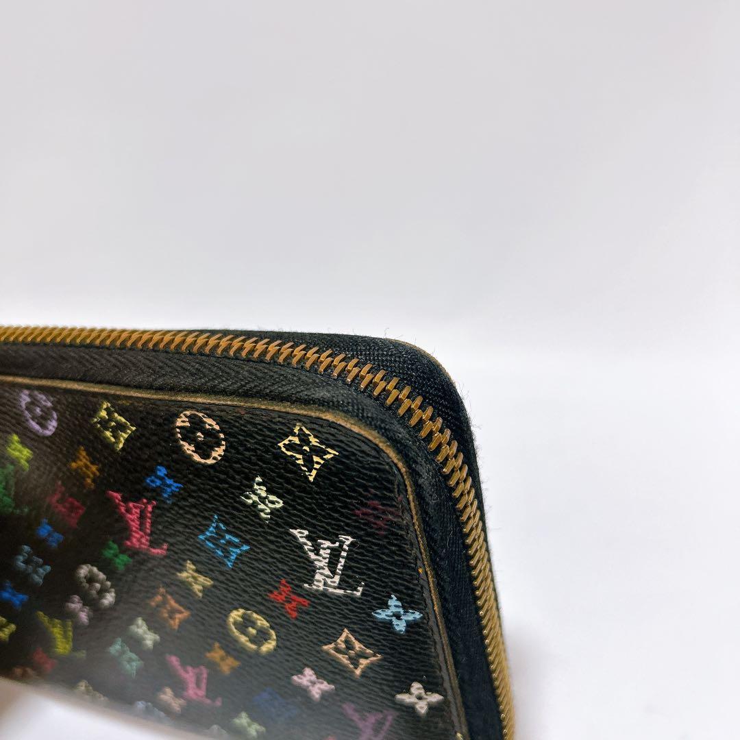 ルイヴィトン　長財布　ジッピーウォレット　ラウンドファスナー　マルチカラー