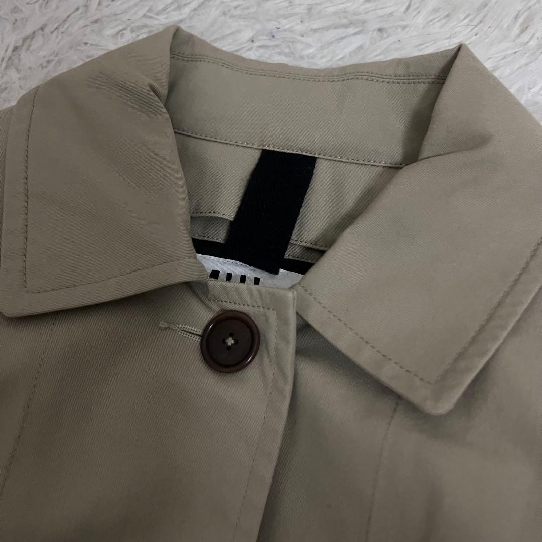 美品✨MHL.22AW ステンカラーコート ダウンライナー 脱着 ベージュ系 S