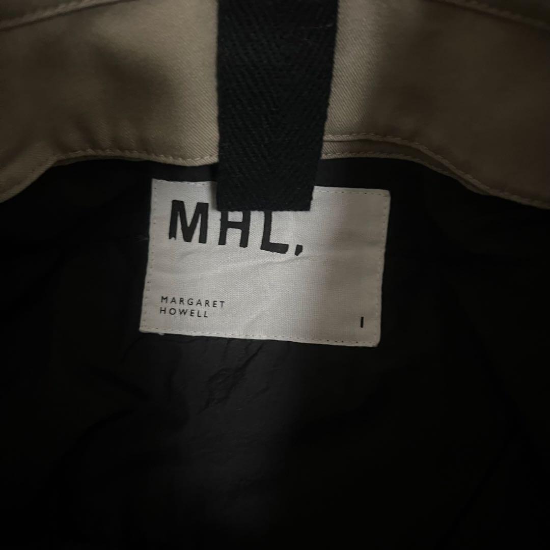 美品✨MHL.22AW ステンカラーコート ダウンライナー 脱着 ベージュ系 S
