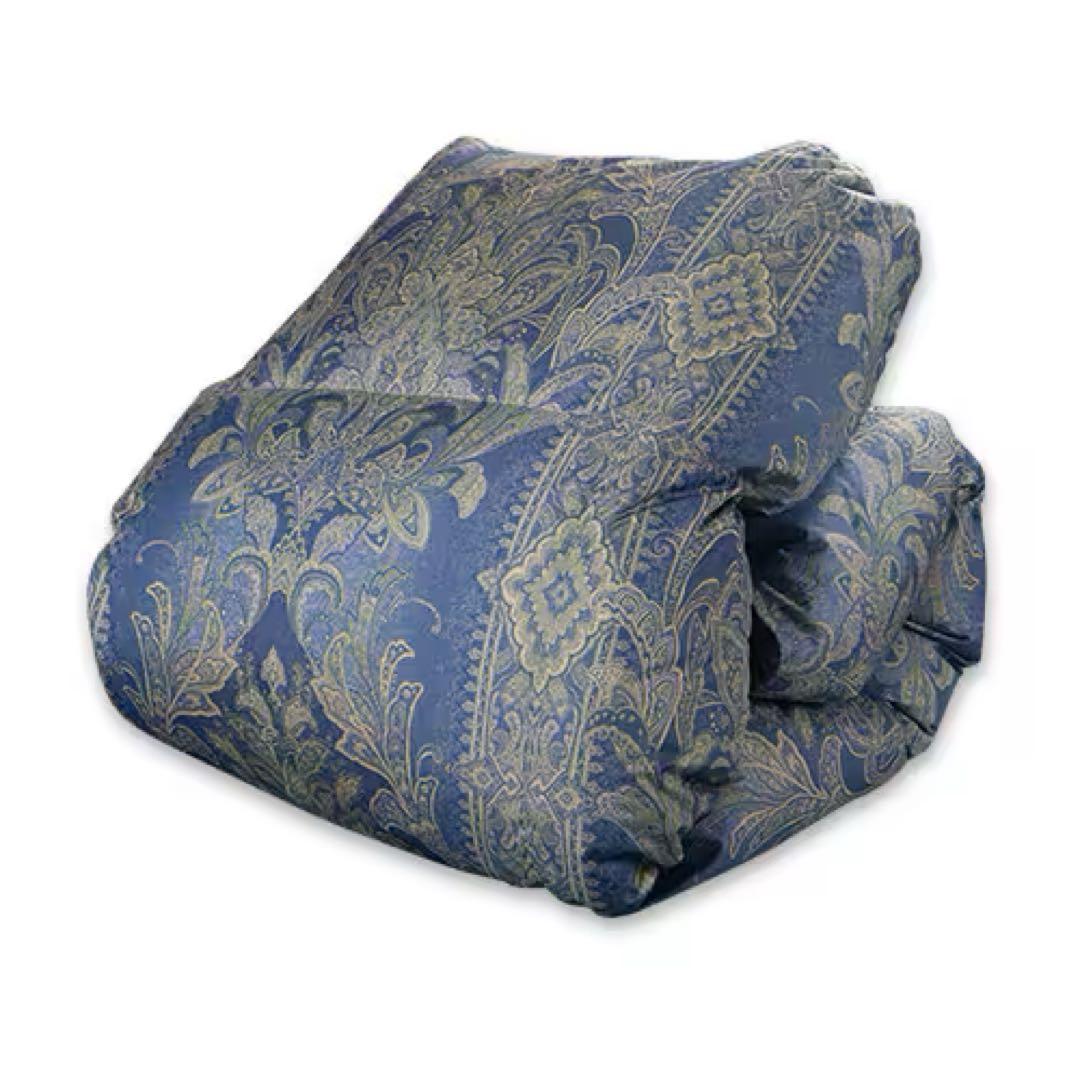 モリリン エクセルラベル羽毛布団 シングル ネイビーブルー JEF900SE