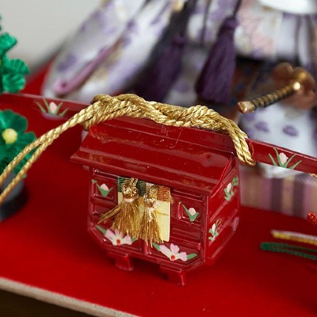 ひな人形 雛人形 新品 コンパクト 日本製 ケース飾り ひなまつり TKN03