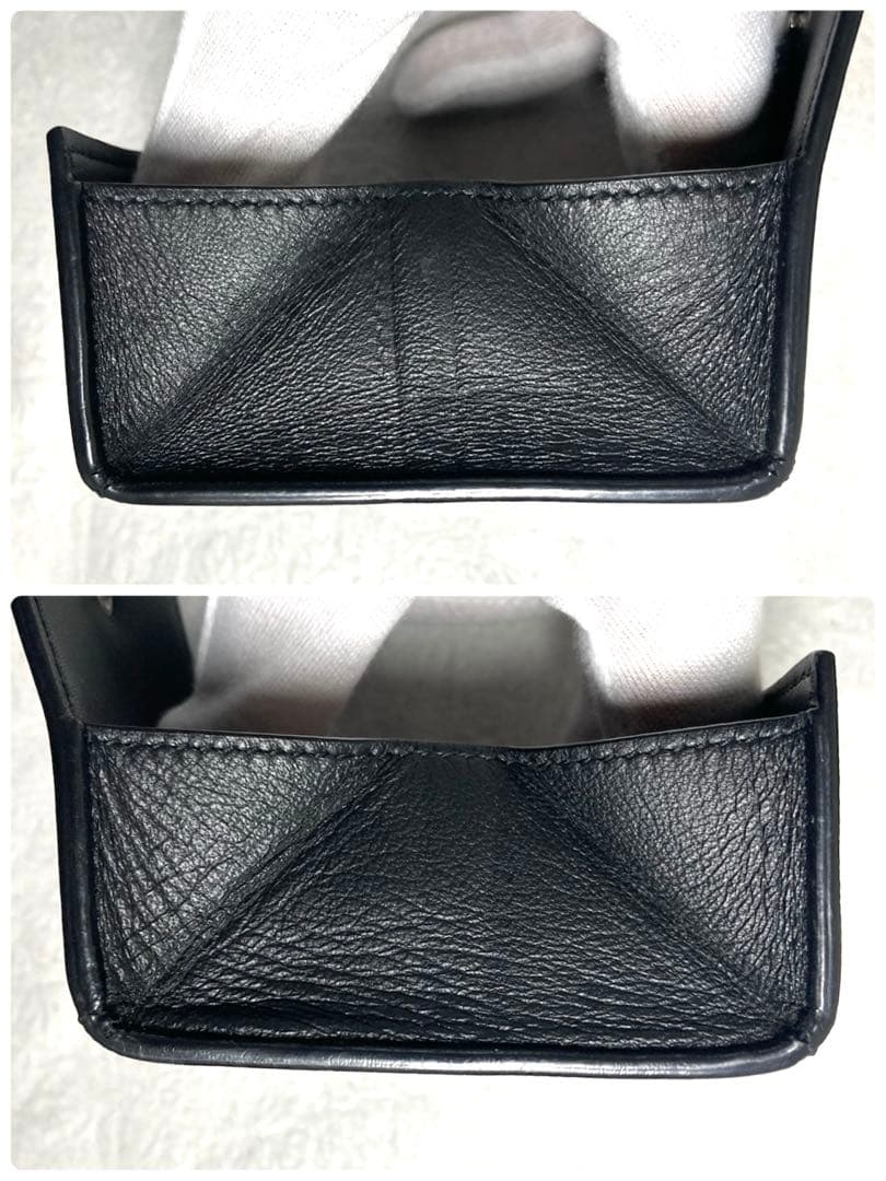良品　サンローラン　レザー　ケース　ブラック　黒