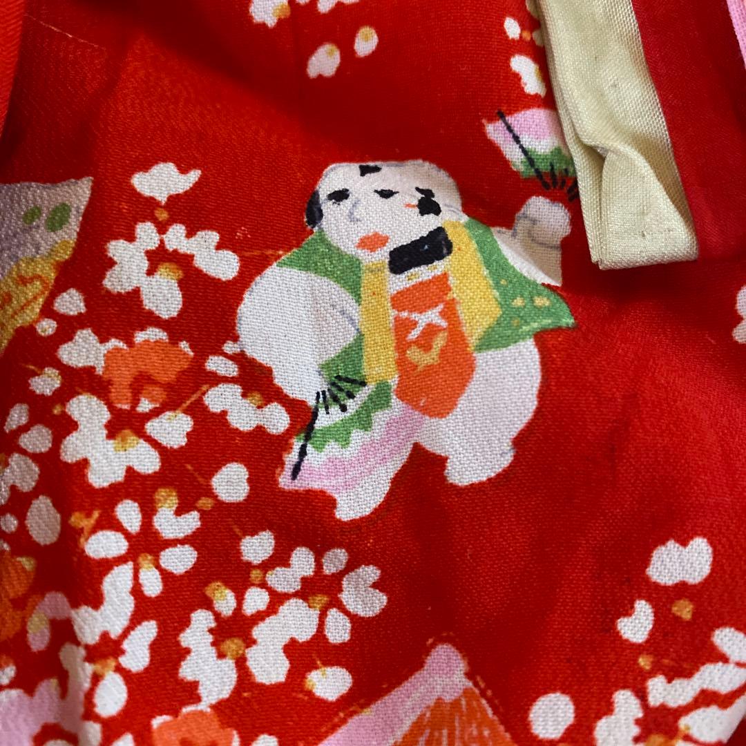 古い市松人形　４２ｃｍ　英山作　大正？　にっこり明るい　おまとめ割引　おかっぱ