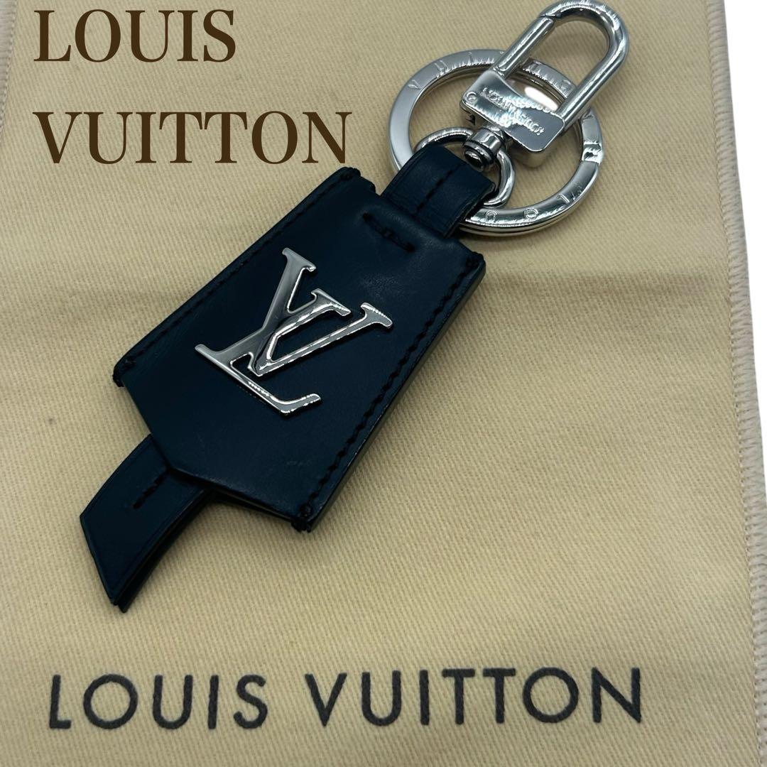 【極美品】ルイヴィトン M68020 クロッシュクレ LVキーリング 美品 黒