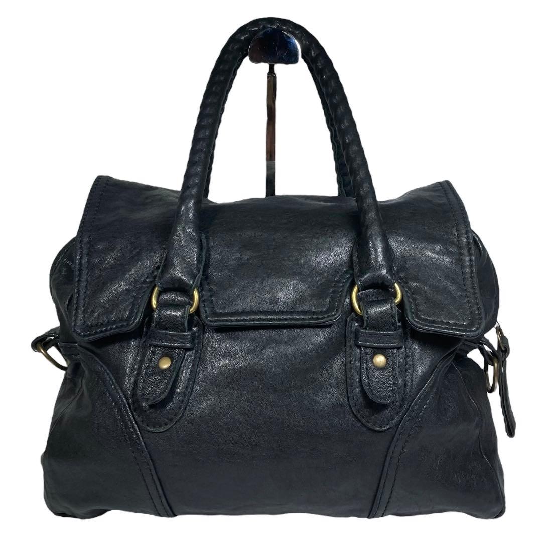 バッグ y2k 00s archive 2way bag goat leather