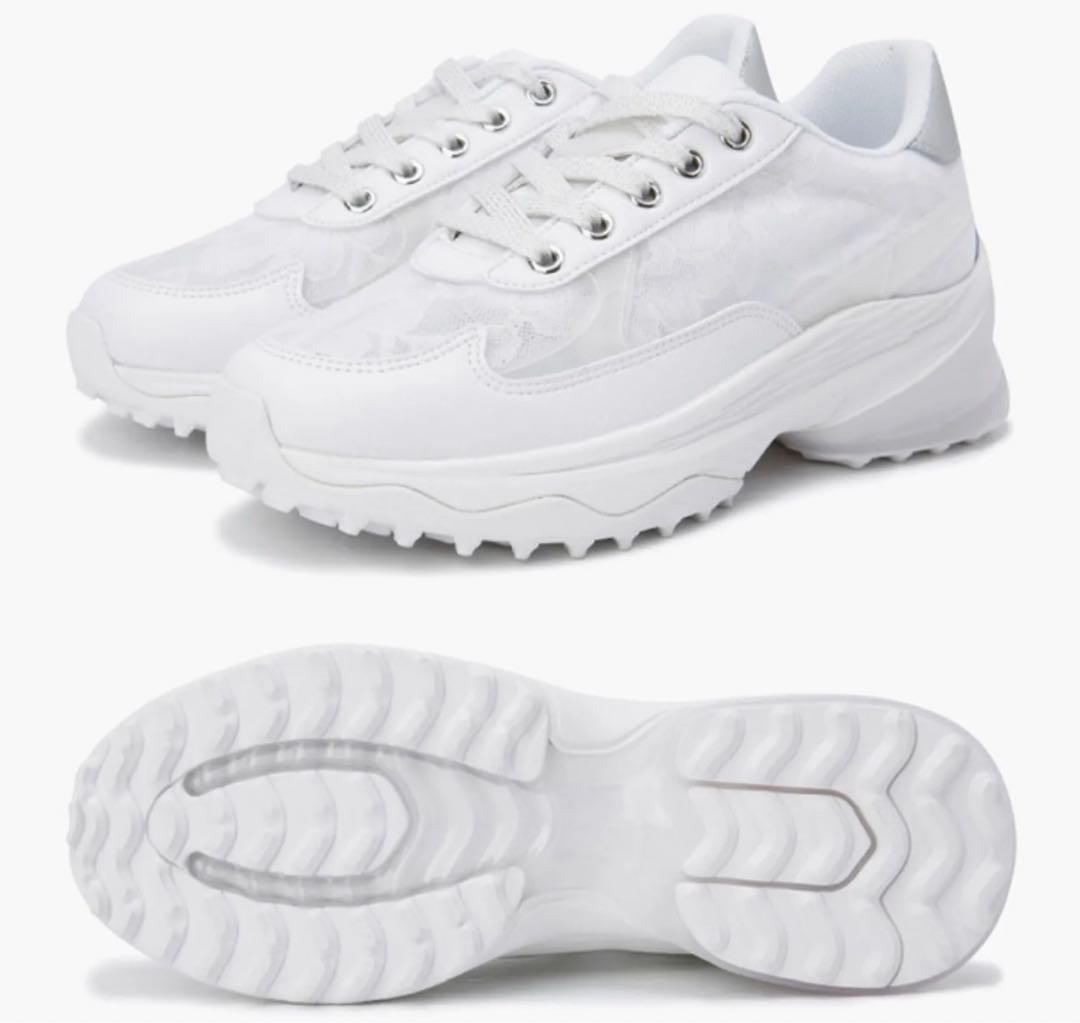 ルコック　厚底　ゴルフシューズ　韓国