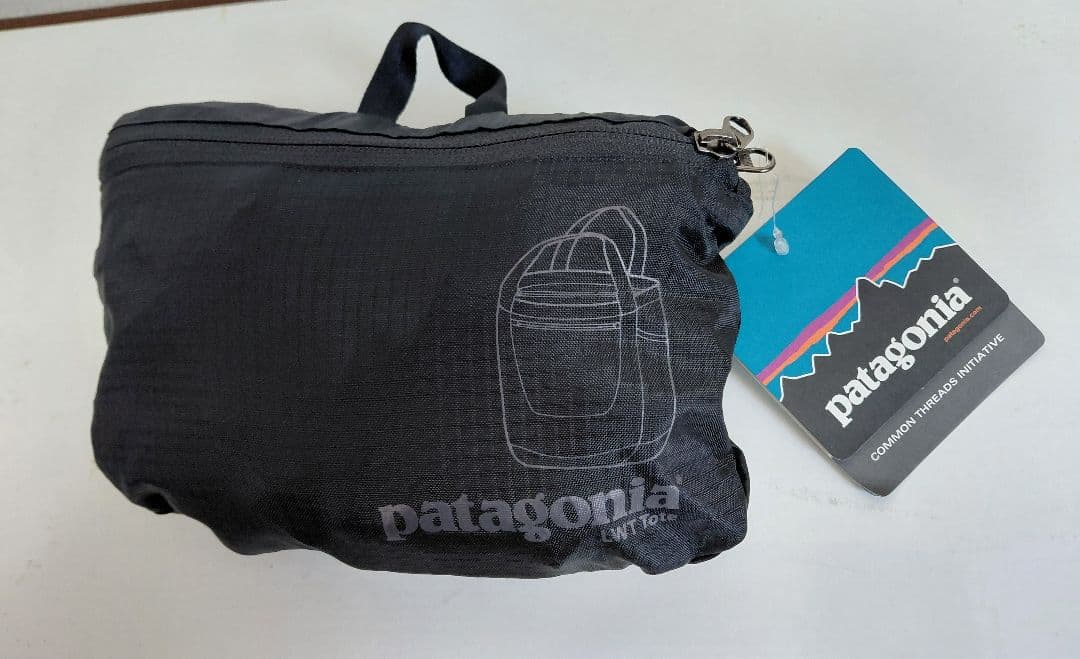 新品未使用patagoniaパタゴニアLWトラベルトート梨花48807黒
