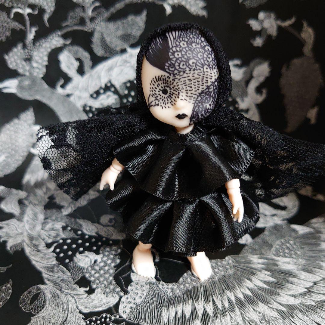 ドールミニヘッド　鳥【ヘッド+六角形の箱】※ボディ・背景は付属しません