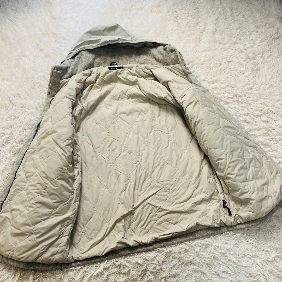 ジャケット・アウター NAUTICA 00s wool/nylon zip-up jacket L