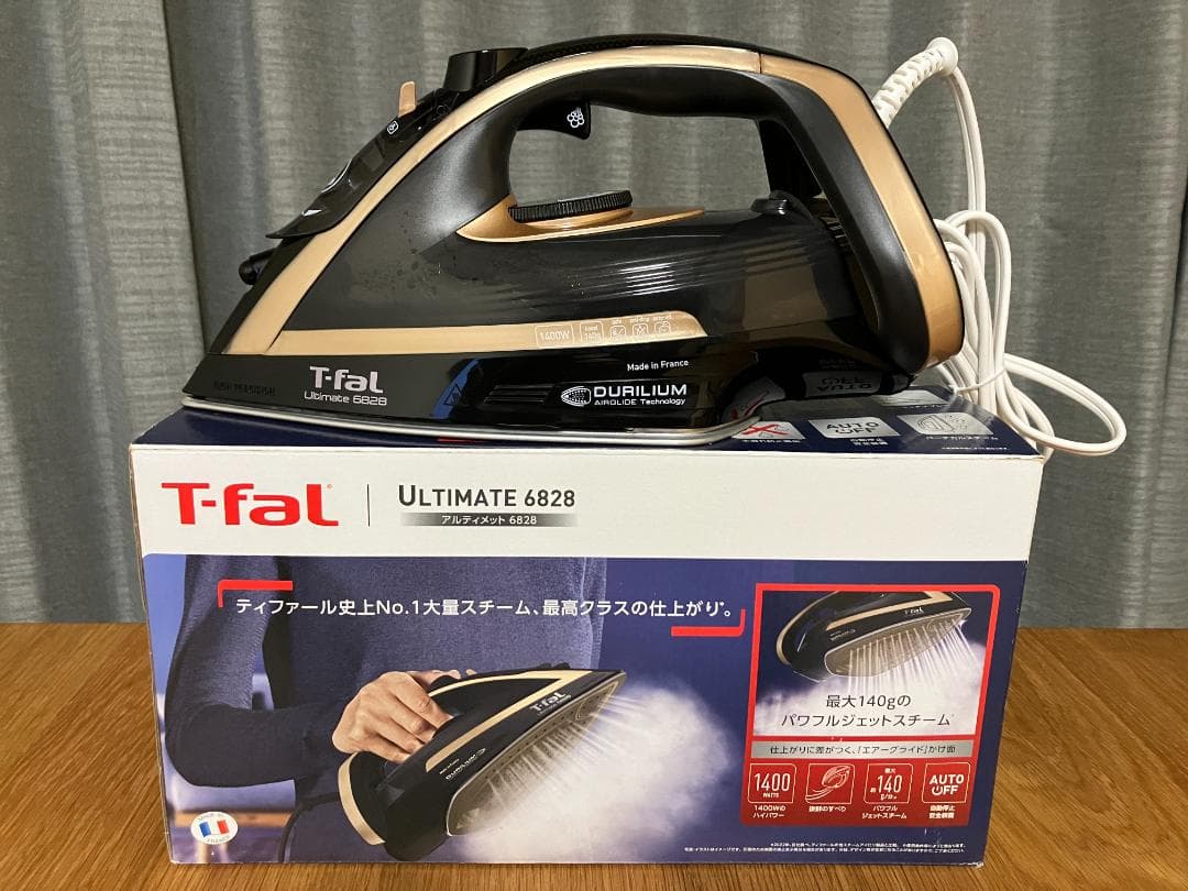 使用1回 T-fal ULTIMATE 6828 ティファール アイロン