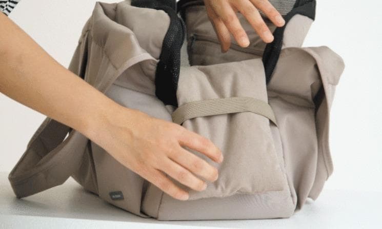 【タグ付新品】my fluffy ペットキャリーバッグ ベージュ