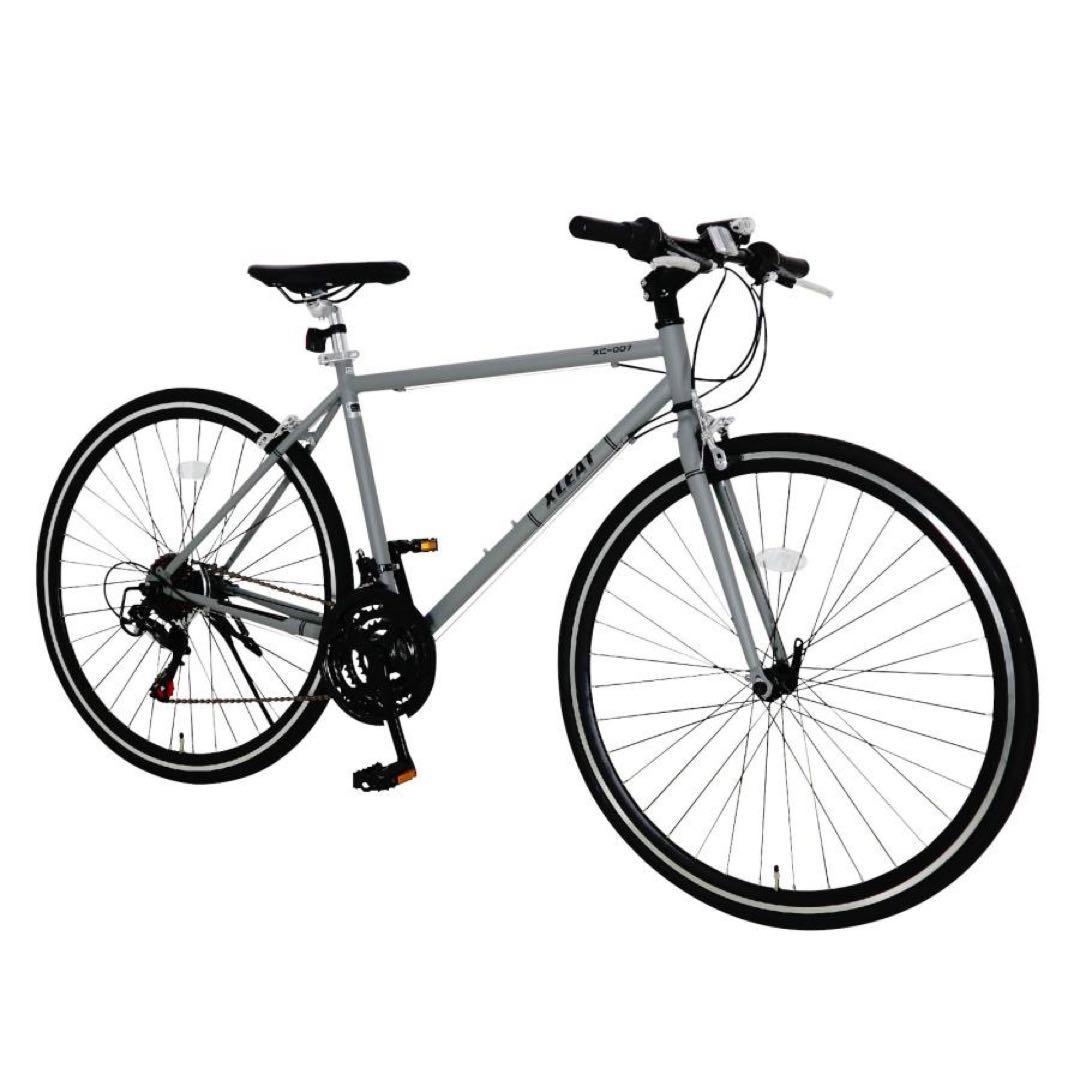 クロスバイク SHIMANO 21段変速 自転車 700C 700×28c