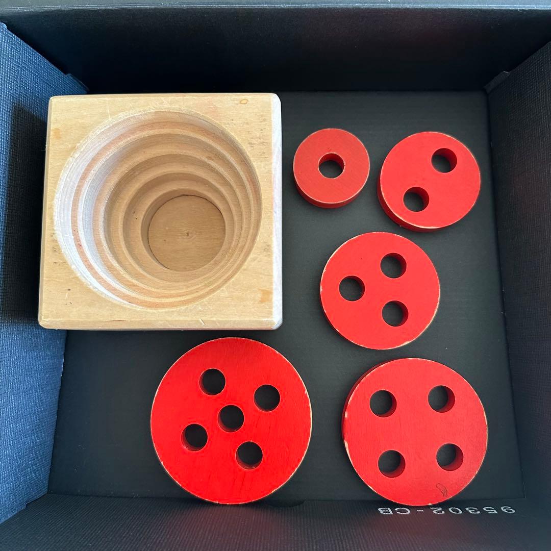 【お得】厳選一歳からのこだわり知育玩具ユシラ社ディスクキューブモンテッソーリ公文