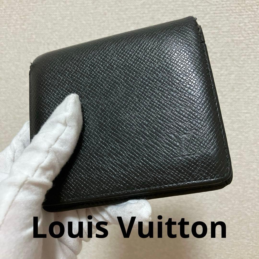 ✨鑑定済✨ルイヴィトン タイガ ポルトビエ3 カルトクレディ 二つ折財布