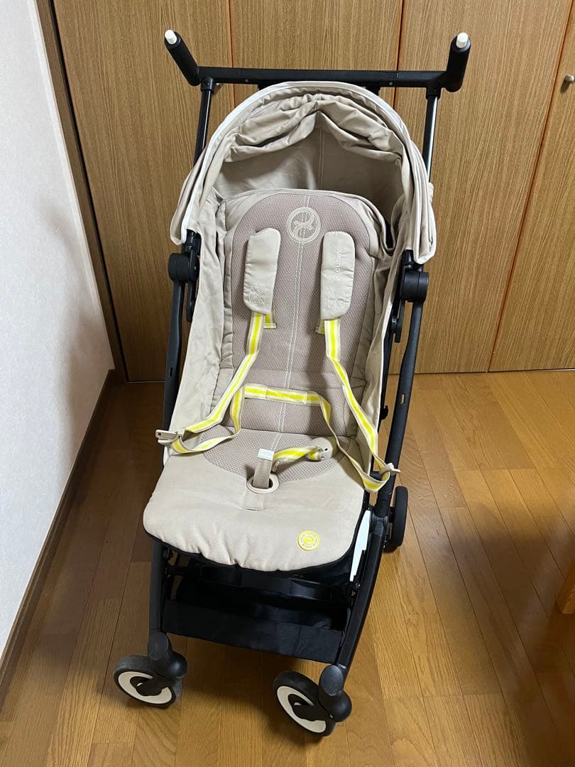 cybex ベージュ 折りたたみ式 ベビーカー