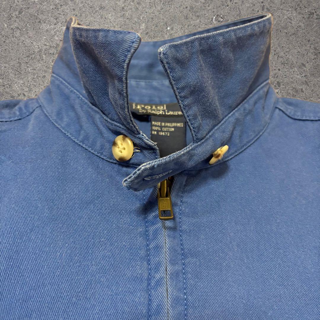 Polo by Ralph Lauren 三角タグ　スイングトップ 80s 青