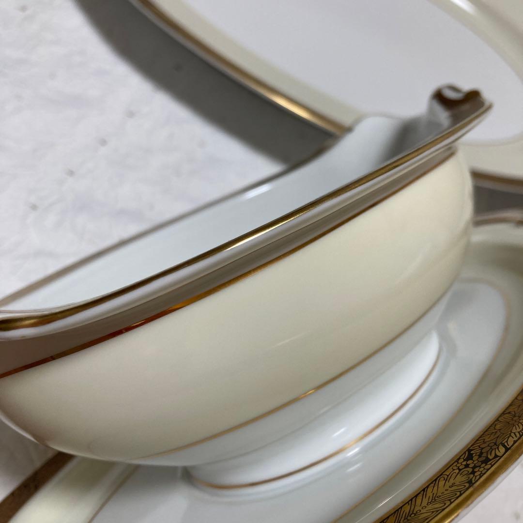 ノリタケGOLDKIN4985大皿プレート.オーバルボウル.クレビーソース