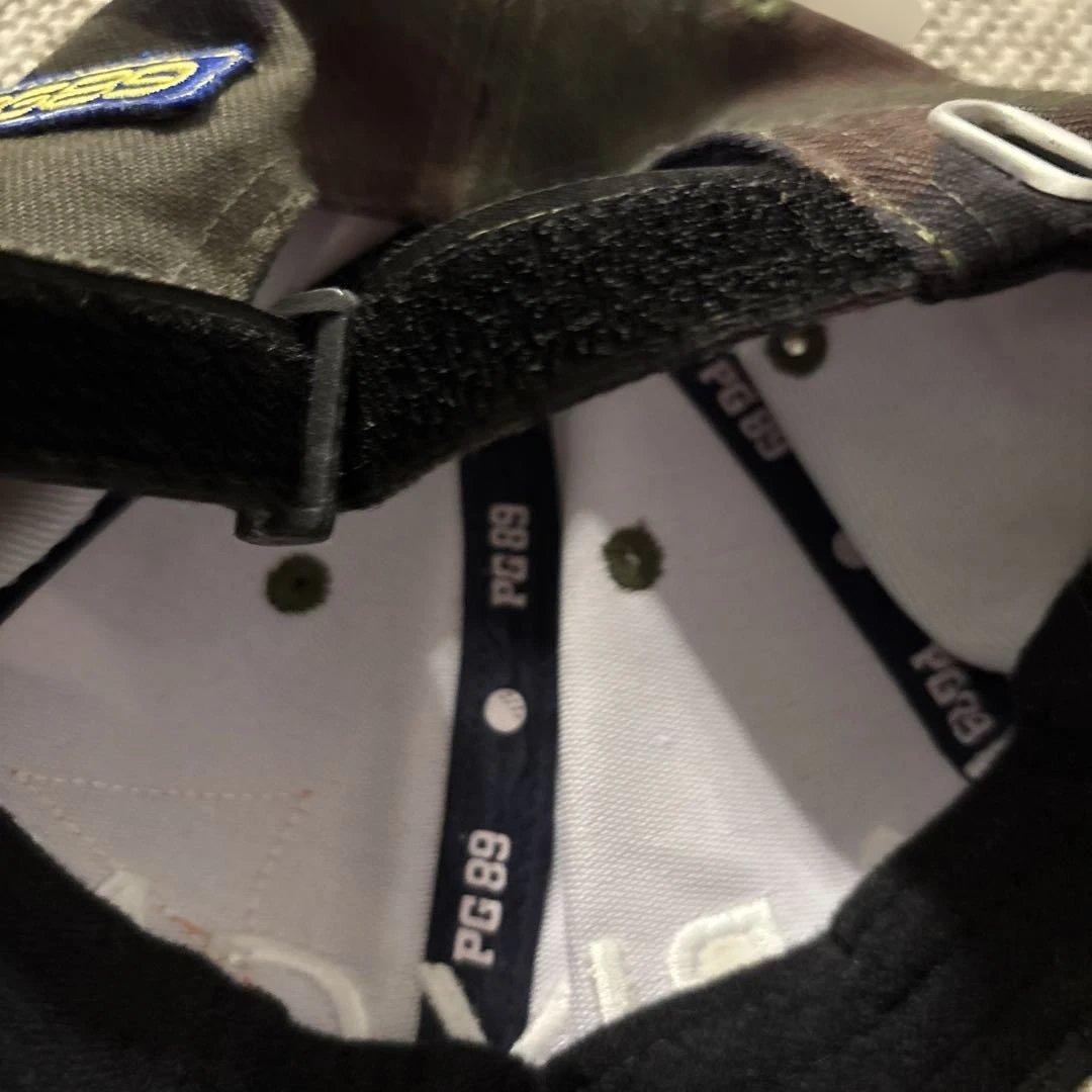 美品　パーリーゲイツ　トートバッグとキャップセット カモフラにワッペン