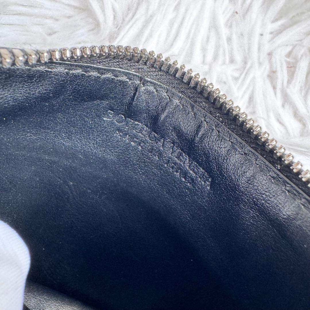 【美品】BOTTEGA VENETA ケース イントレチャート ブラック