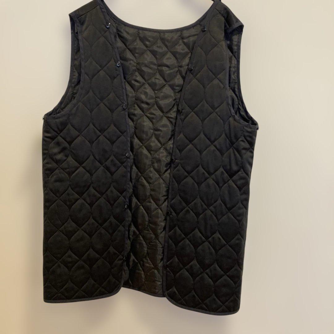 m*i様 ANAYI ブラック フード、ライナー付きミドル丈コート　36