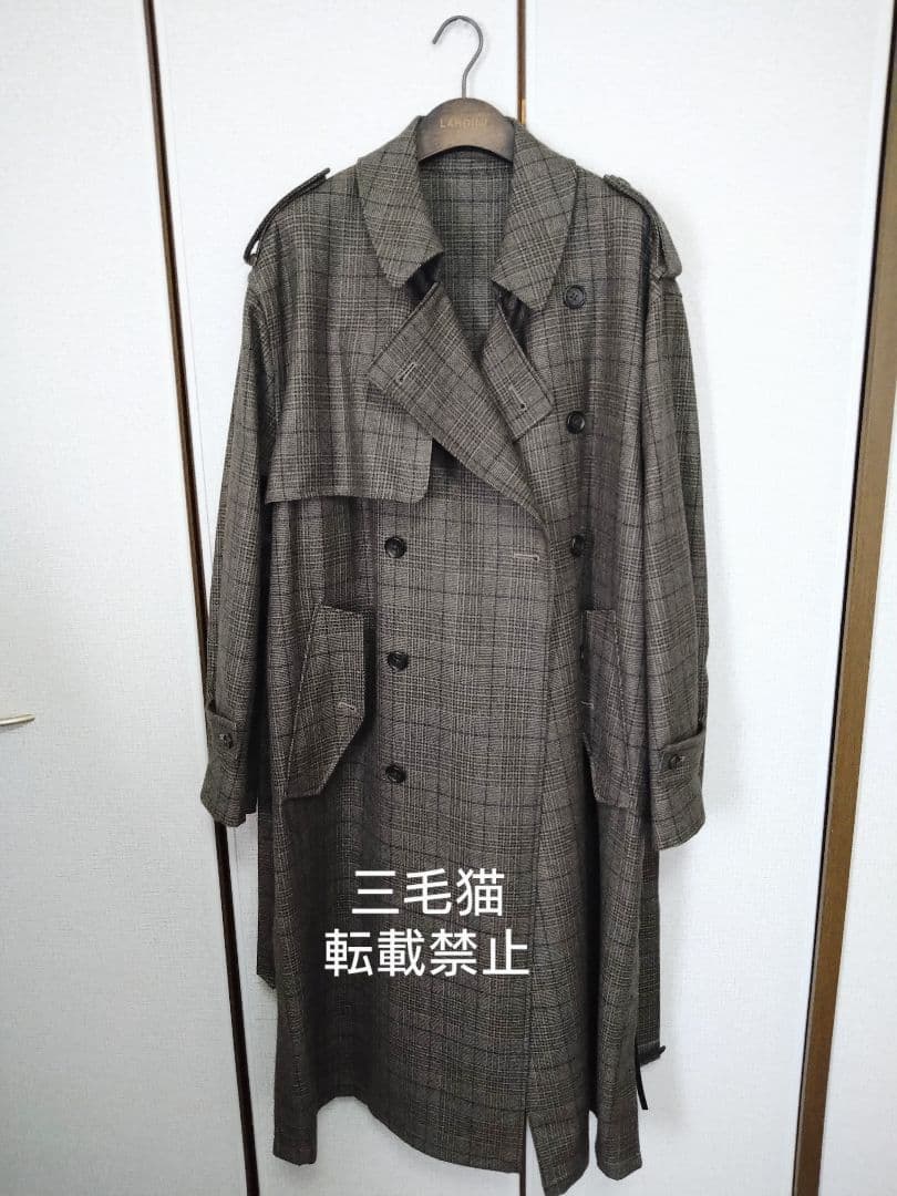 【値下げ】stein /22aw/OVERSIZED TRENCH COAT