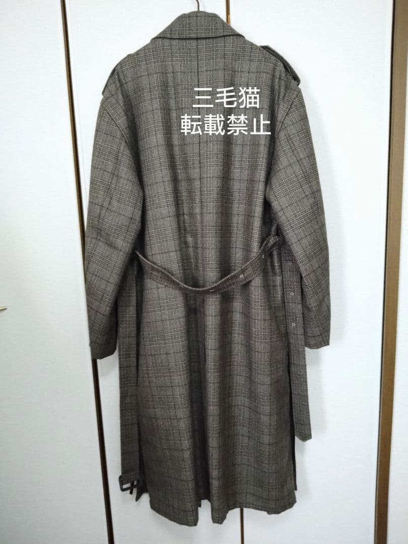 【値下げ】stein /22aw/OVERSIZED TRENCH COAT