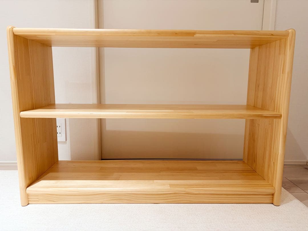 ブロック社 白木棚 小