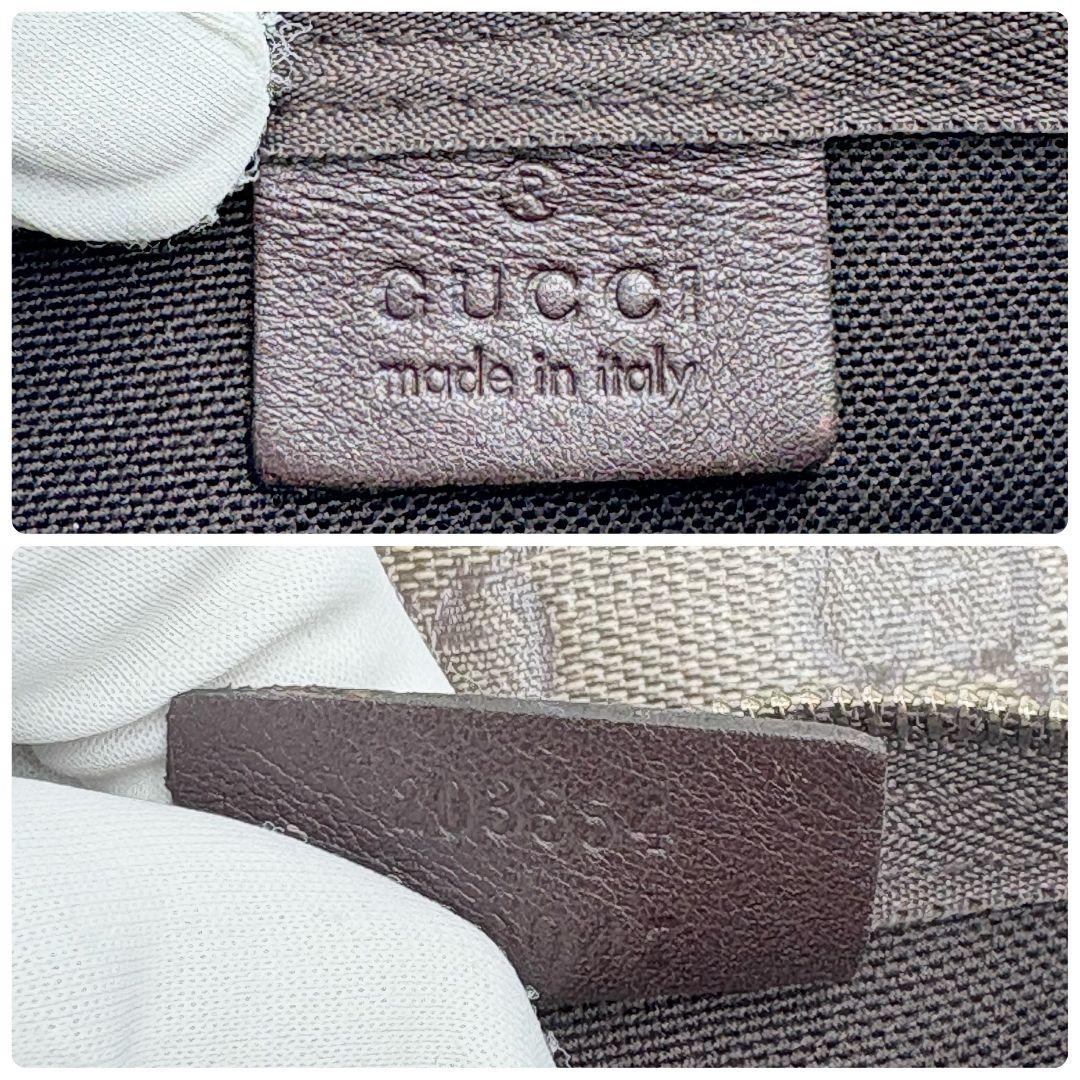 極美品✨ グッチ GG柄 2つ折り財布 ポーチ ハートチャーム 収納多